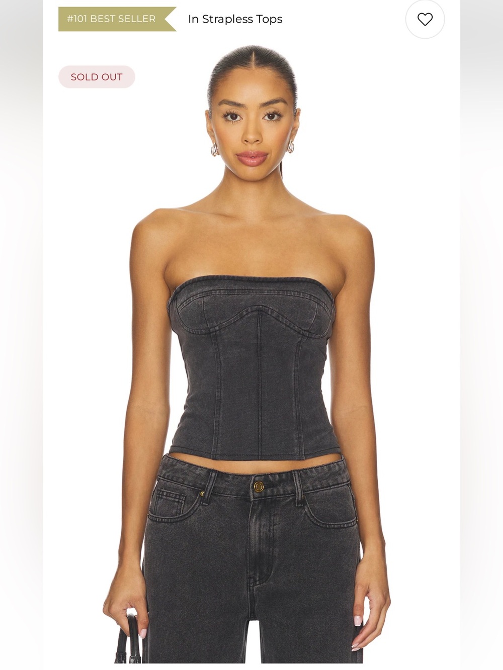 Lioness Sweetness Strapless Top